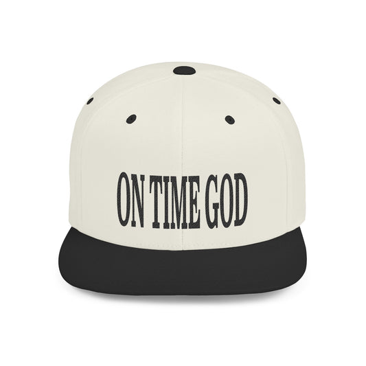 On Time God Snapback Hat